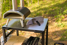 Cargar imagen en el visor de la galería, NUUK Double-Shelf Rolling Outdoor Pizza Oven Table, 24" x 30" Stainless Steel Commercial Multifunctional Food Prep Worktable with Drawer on Wheels