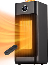 Cargar imagen en el visor de la galería, Electric Space Heater with Humidifier,23" 1500W Portable Oscillating Ceramic Heater with Remote,Thermostat,12H Timer,3 Modes,Tower Heaters for Indoor Use,Large Room,Bedroom,Home,Office