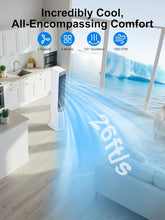 Cargar imagen en el visor de la galería, Uthfy 40" Cooling Fans That Blow Cold Air, Portable Evaporative Air Cooler with Remote, 12H Timer, 120°Oscillation, 4 Mode, Easy Cleaning, Swamp Cooler Windowless Air Conditioner for Bedroom