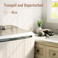 Cargar imagen en el visor de la galería, Portable Washing Machine, 16lbs Mini Laundry Potrtable Washer with Spin Dryer Combo, Compact Twin Tub Washer Machine for Apartments, Dorm, Rv, Camping, Gray