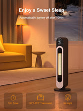 Cargar imagen en el visor de la galería, Electric Space Heater for Indoor Use,29IN Space Heater for Large Room with Thermostat,Remote,12H Timer,3 Modes,Overheat & Tip-Over Protection,Oscillating Ceramic Tower Heater for Bedroom,Home