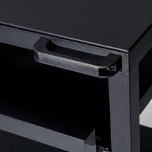 Load image into Gallery viewer, NUUK Three-Shelf Heavy Duty Rolling Outdoor Pizza Oven Table, 24" x 30" Steel Commercial Multifunctional Food Prep Worktable with Drawer on Wheels