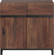 Cargar imagen en el visor de la galería, WAMPAT Sideboard Buffet Cabinets, Modern Sideboard with Adjustable Shelf and Metal Base, Coffee Bar Cabinet Storage Cabinet for Living Room, Kitchen, Brown