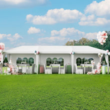 Cargar imagen en el visor de la galería, Party Tent 10'x30' Outdoor Wedding Canopy Tents for Parties with Removable Sidewalls Heavy Duty Event Booths Waterproof Gazebo Shelter