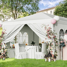 Cargar imagen en el visor de la galería, Party Tent 10'x30' Outdoor Wedding Canopy Tents for Parties with Removable Sidewalls Heavy Duty Event Booths Waterproof Gazebo Shelter