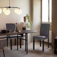 Cargar imagen en el visor de la galería, Dining Chair PU Leather Living Room Chairs Modern Kitchen Armless Side Chair with Solid Wood Legs Set of 4(Grey)
