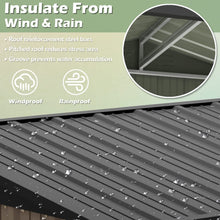 Load image into Gallery viewer, Outdoor Storage Shed 6 x 4 FT Lockable Metal Garden Shed Steel Anti-Corrosion Storage House with Double Lockable Door for Backyard Outdoor Patio (6' x 4')