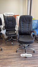 Cargar imagen en el visor de la galería, New High Back Ergonomic Executive Office Chair,PU Leather Computer Chair,Padded Headrest and Armrest, Black
