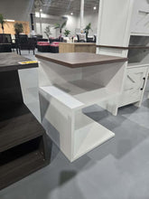 Cargar imagen en el visor de la galería, New S-Shaped Side Table 3 Tier, Minimalist Nightstand for Small Spaces with Open Storage, Narrow End Table for Living Room Bedroom
