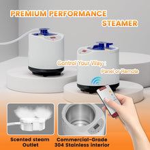 Load image into Gallery viewer, New 2 Person Portable Steam Sauna for Home, 1 or 2 Person Full Body Home Spa with 2 Foldable Chairs,9 Levels of Sauna Box with Remote Control, (Black, Large)
