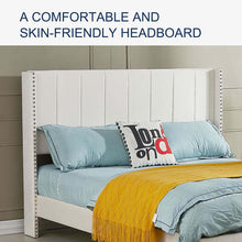 Load image into Gallery viewer, Queen Size Velvet Upholstered Platform Bed Frame with Soft Tufted Headboard and Wooden Slats Support, No Box Spring Needed for Boys Girls Teens Adults, Noise-Free, Under Bed Storage (Beige)
