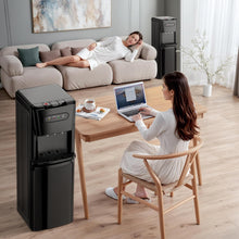 Load image into Gallery viewer, Bottom Loading Water Cooler Dispenser，3 Temperature Settings - Hot, Cold &amp; Room, Empty Bottle Indicator, Child Safety Lock, Ideal for Office, Home, Living Room - Inky Black
