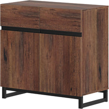 Load image into Gallery viewer, WAMPAT Sideboard Buffet Cabinets, Modern Sideboard with Adjustable Shelf and Metal Base, Coffee Bar Cabinet Storage Cabinet for Living Room, Kitchen, Brown
