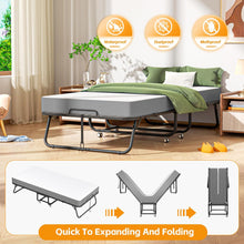 Load image into Gallery viewer, Folding Single Bed with Mattress, Roll Away Beds for Adults, 75&quot; x 31&quot; Roll Away Bed for Easy Storage, Single Cot Strong Frame for Guest Room, Small Apartment
