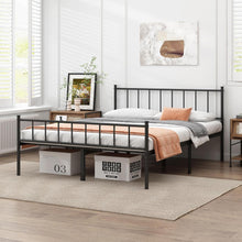 Load image into Gallery viewer, Queen Bed Frame-Classic Metal Platform Bed Frame,Mattress Foundation with Steel Slat Support,Under Foundation Storage,No Box Spring Needed, Easy Assembly, Queen Size
