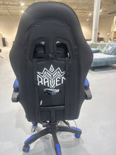 Cargar imagen en el visor de la galería, Gaming Chair, Video Game Chair with LED lights ,Footrest and Massage Lumbar Support, Swivel Seat Height Adjustable Computer Chair with Headrest, Racing E-Sport Gamer Chair (Black&amp;Blue)
