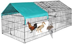 Chicken Coop Chicken Cage Pens Crate Rabbit Cage Enclosure Pet Playpen Exercise Pen